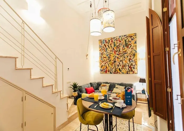 Colorful And Authentic Duplex In Seville