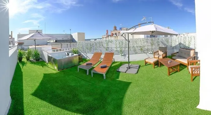 Atico Duplex Centro Con Jacuzzi Y Terraza Privada